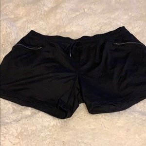 Avia black shorts with drawstring waist, 2XL